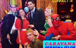 CONNECT-R CU SPIDERMAN, CLOPOTICA, PETER PAN, MINNIE SI MAGICIANUL CARAVANA PERSONAJELOR