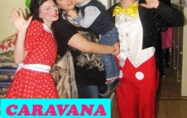 D-na Adriana Bahmuteanu si Maximus cu Caravana Personajelor
