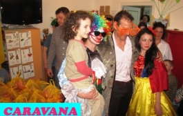 DL PRIMAR RADU MAZARE cu animatorii CARAVANA PERSONAJELOR la CONSTANTA